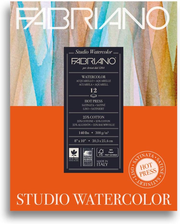 Fabriano art pad back cover and specifications