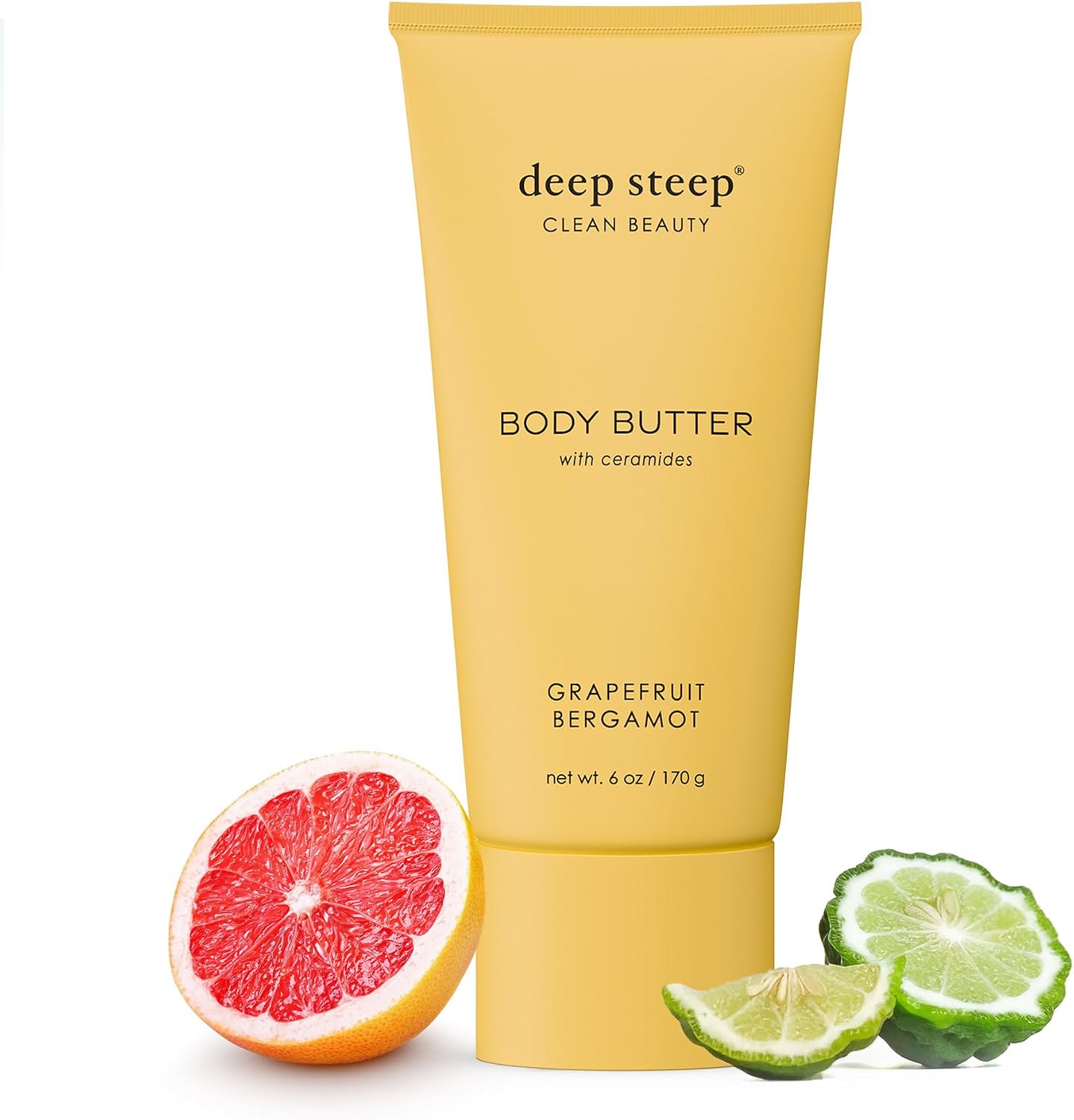 Deep Steep body butter front view in grapefruit bergamot