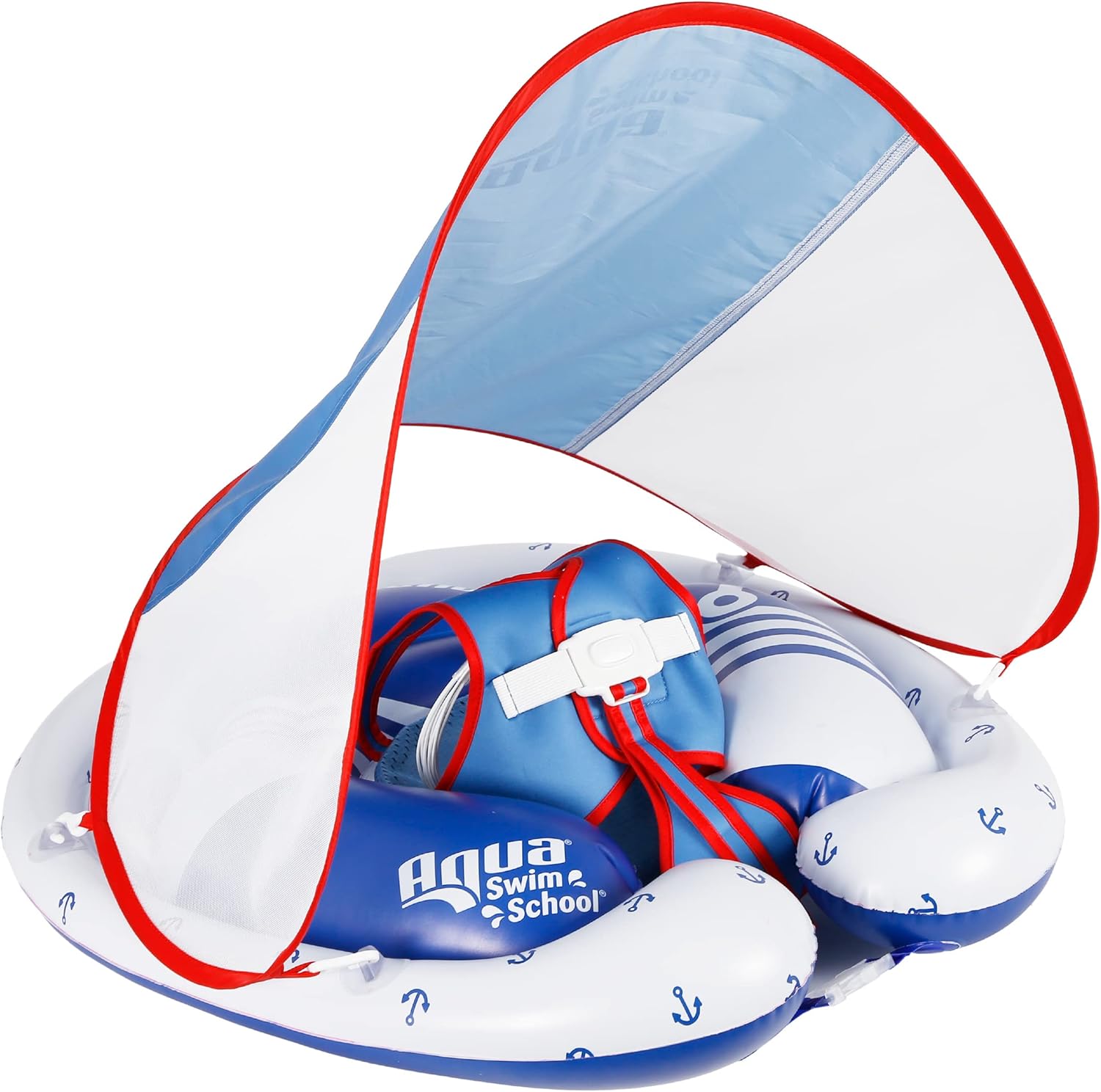 SwimSchool Freestyle Swimmer baby pool float front view