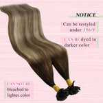 YoungSee human hair extensions color gradient display