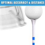 Champkey golf tees assorted sizes comparison view