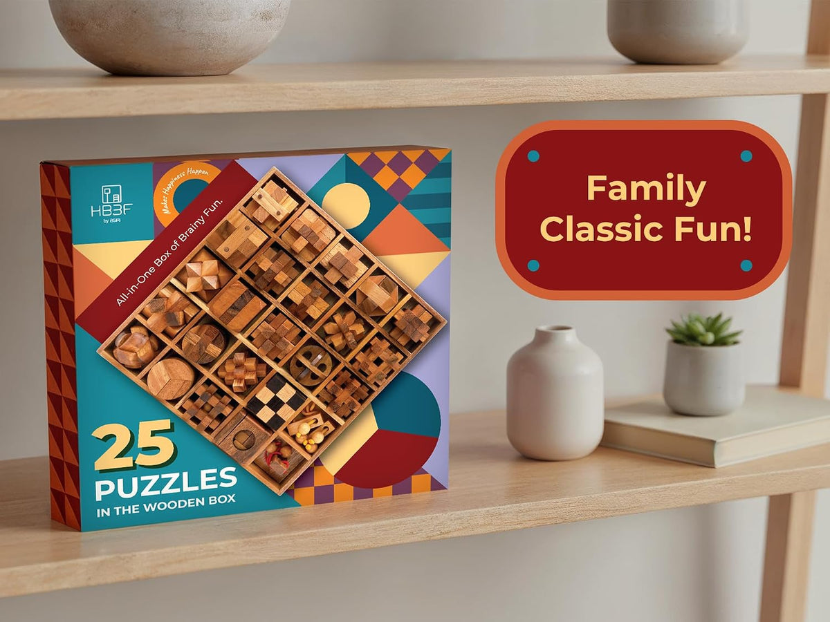 BSIRI natural wood puzzle pieces laid out