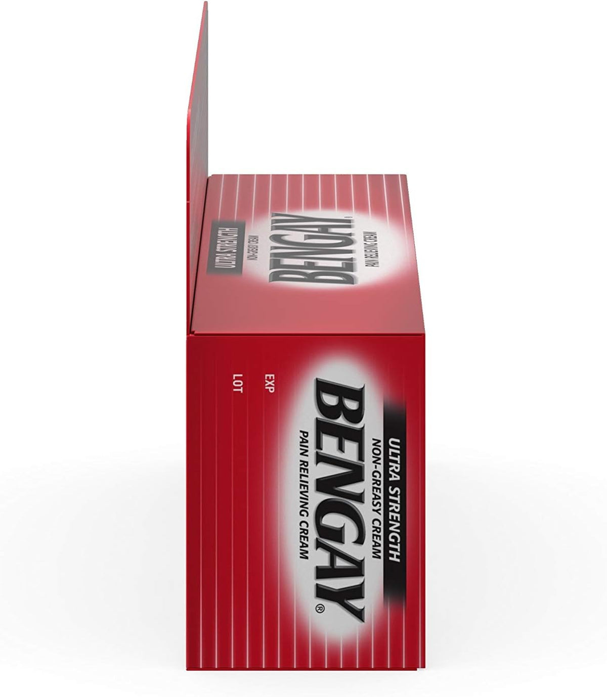 Bengay Ultra Strength topical analgesic cream texture demonstration