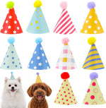 Tucnoeu 10pcs Colorful Mini Party Hats front view