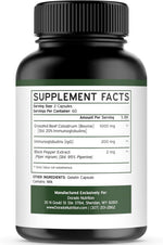Dorado Nutrition health supplement bottle side view
