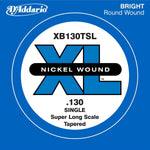 D'Addario tapered core bass guitar single string pouch layout