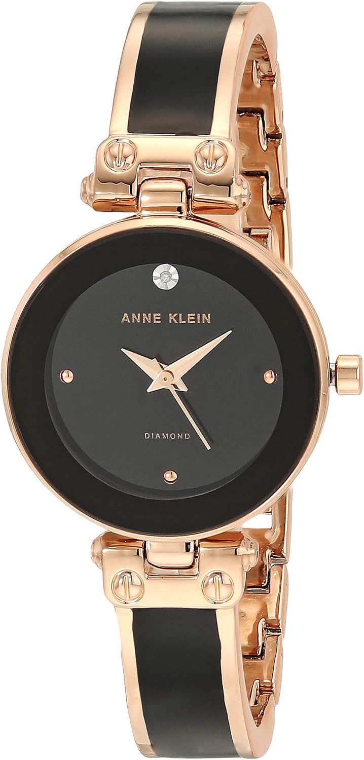 Anne Klein Women's Genuine Diamond Dial Bangle Watch - Image 11