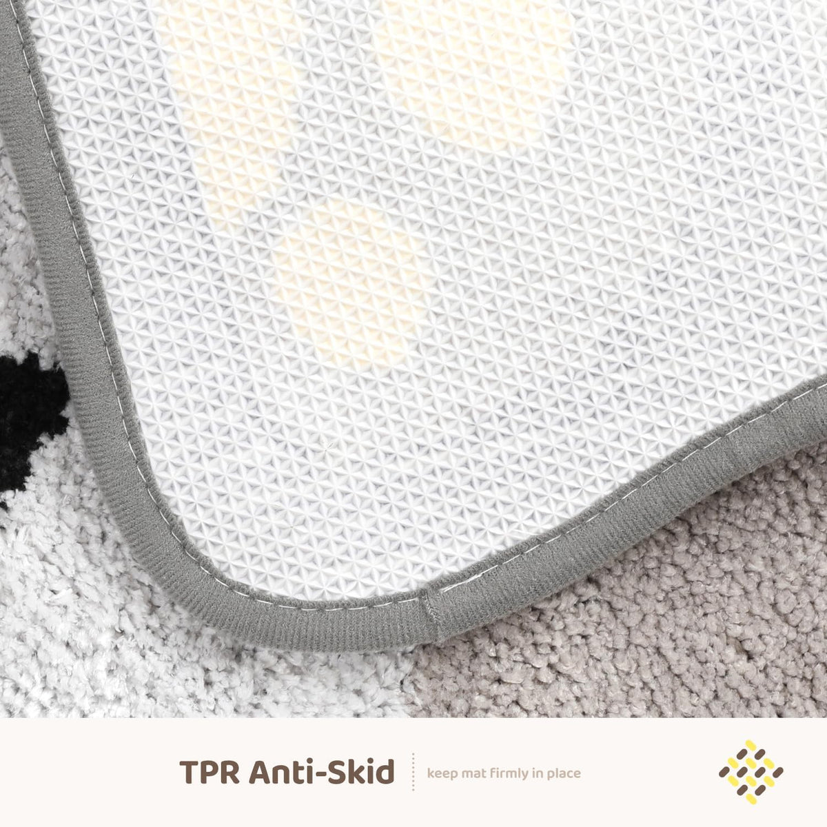 Molesun cat bath mat styled in a child bedroom setting