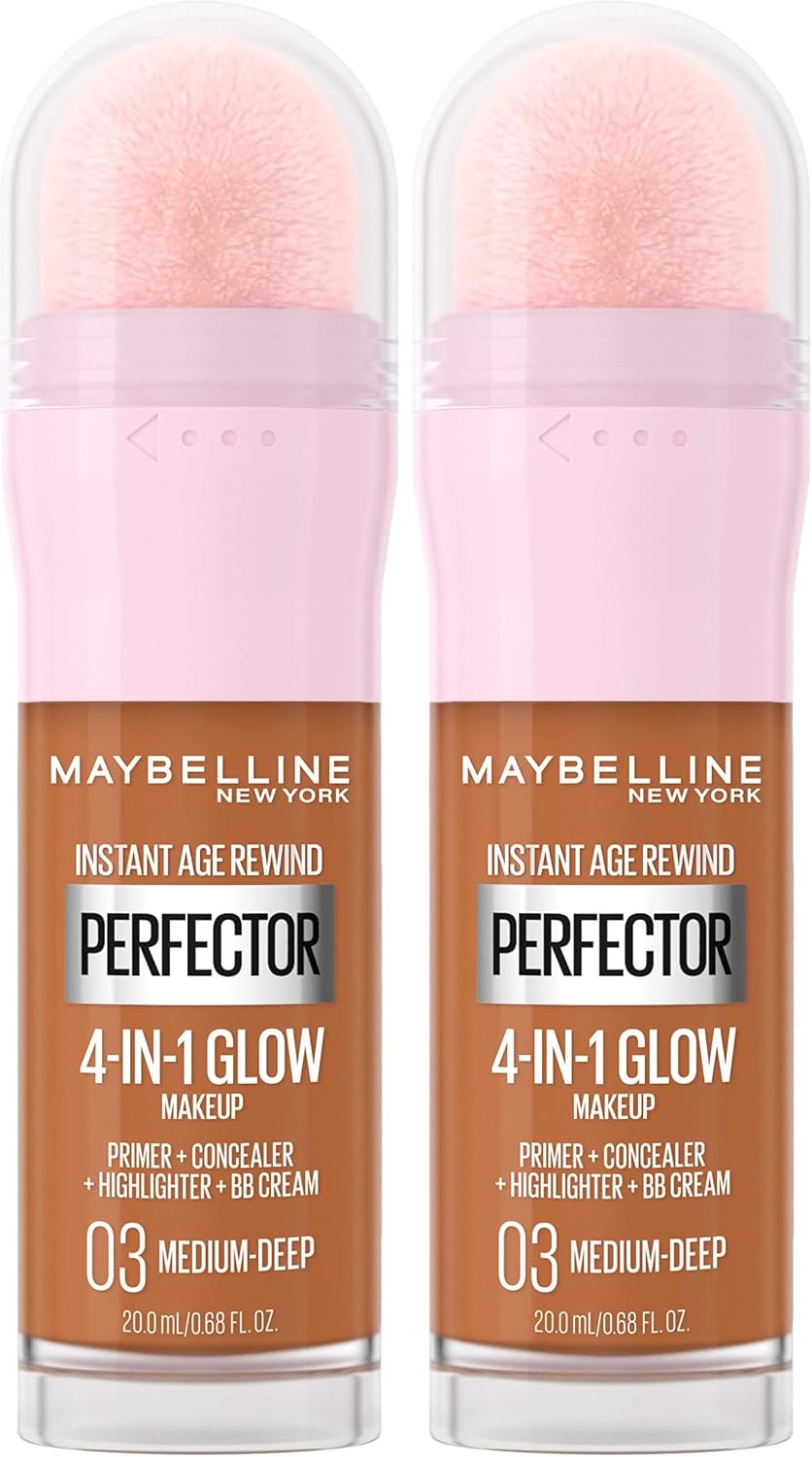 Maybelline New York Instant Age Rewind Instant Perfector 4-In-1 Glow Makeup, Light - Image 13