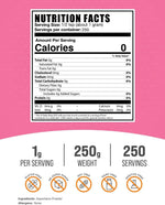 BulkSupplements zero calorie sweetener gluten free powder packaging details