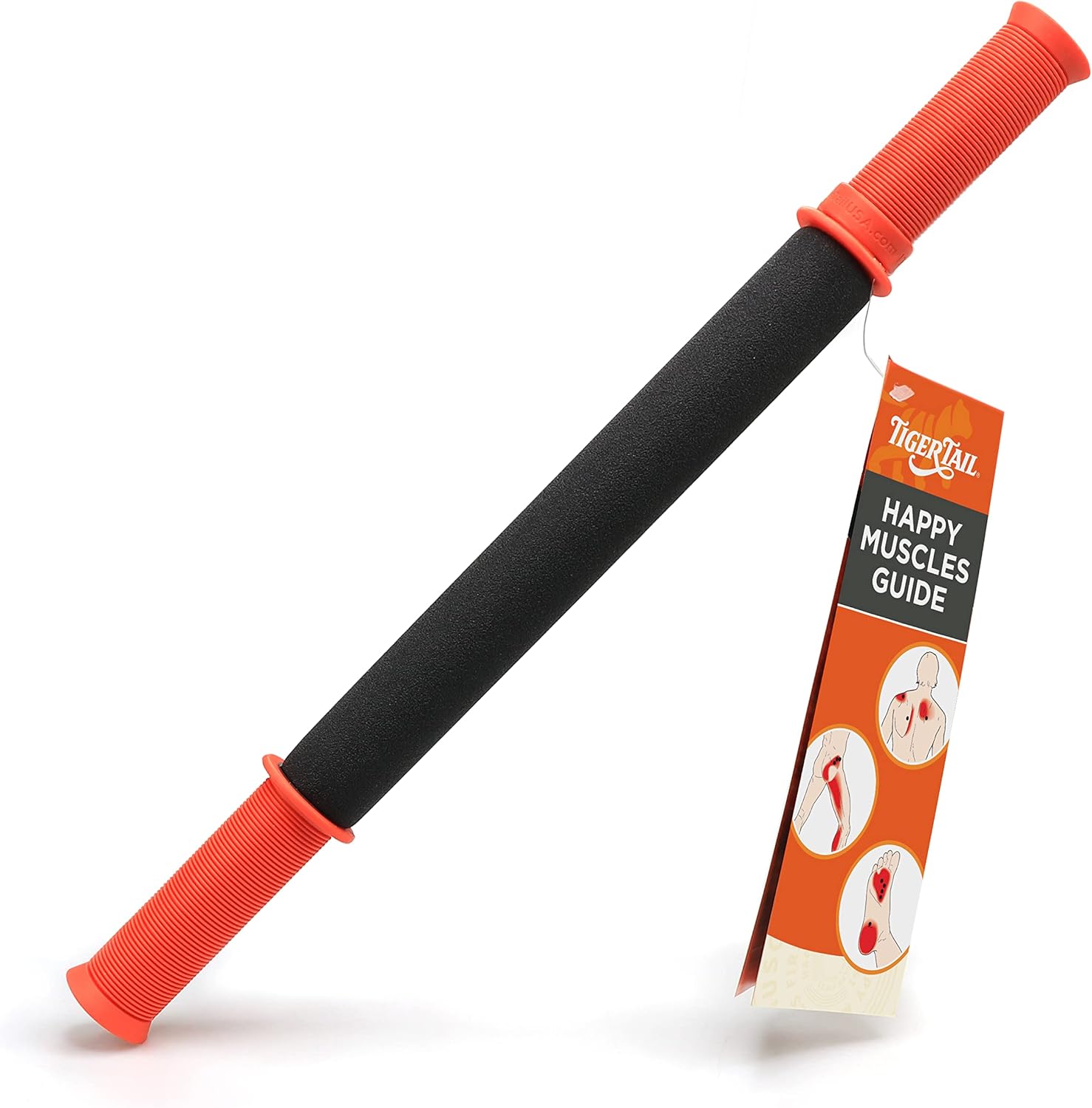 Tiger Tail Original Muscle Roller Massage Stick front view deep tissue leg roller