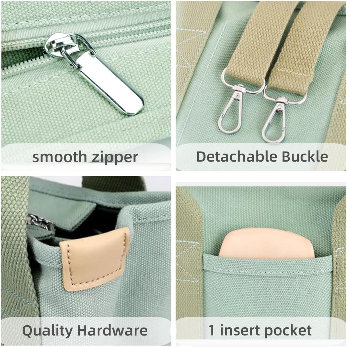 Tuobo shoulder bag zipper detail
