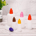 Patikil PE dropping bottle open cap and tip display