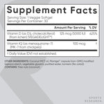 Sports Research Vegan B Complex supplement bottle featuring full spectrum methylated B vitamins.