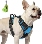 Joytale No Pull Dog Harness Medium Sized Dog, Reflective Pet Vest with Front Clip, Adjustable Soft Padded Harnesses with Easy Control Handle for Training and Walking, Black, M - Image 15