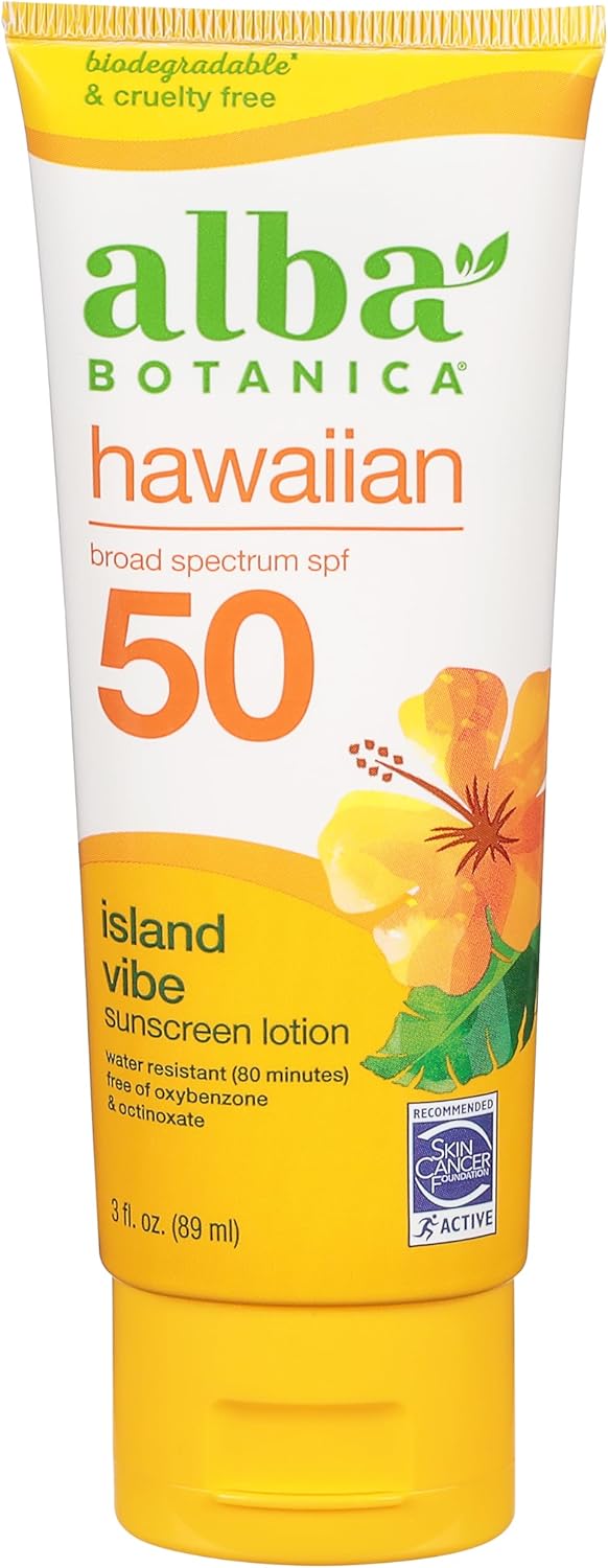 Alba Gren Tea SPF 45 + Sunscreen, 4 Ounce Tube - Image 1