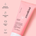 Cocokind gentle exfoliating face wash for oily skin skincare routine setup