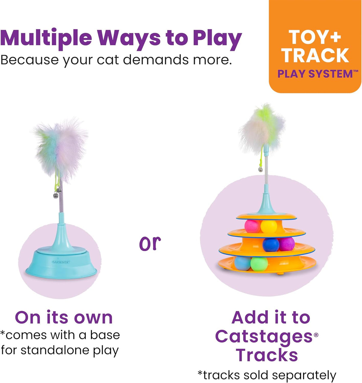 Catstages cat ball track add-on toy