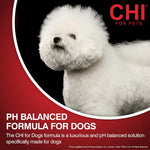 CHI for Dogs sulfate free shampoo label details