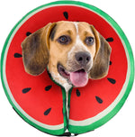 SCENEREAL Dog Cone Alternative After Surgery Pet Recovery Collar for Small Medium Large Dogs Cats, Adjustable Inflatable Donut to Prevent Licking, Black Suit Print E-Collars - Image 13