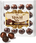 Authentic imported ChocZero milk chocolate hazelnut truffles box open view