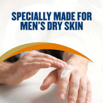 Gold Bond men's skincare lotion texture and fast absorbing cream