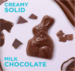 Russell Stover solid milk chocolate figures ideal for festive gift baskets.