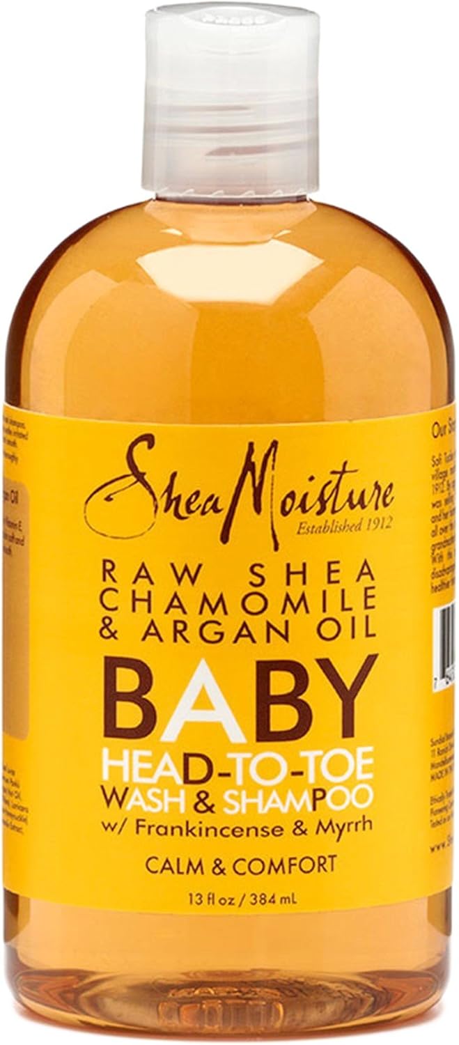 Shea Moisture Raw Shea Butter Baby Head-to-Toe Wash & Shampoo - 13 oz - Image 1