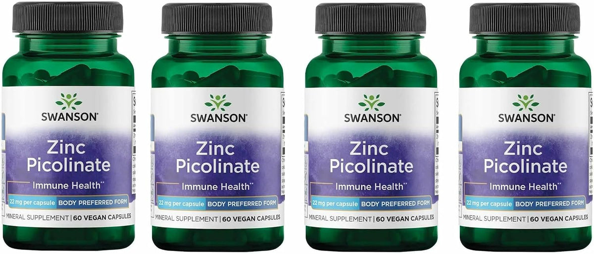 Swanson immunity support mineral supplement side profile