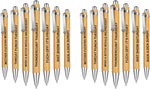 Cityhermit 11 pieces office gift pens highlighted with metal pocket clips.