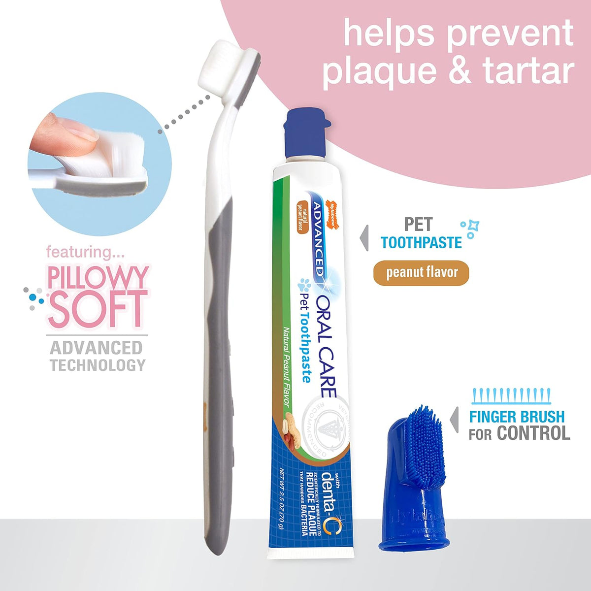 Nylabone puppy dental kit contents layout