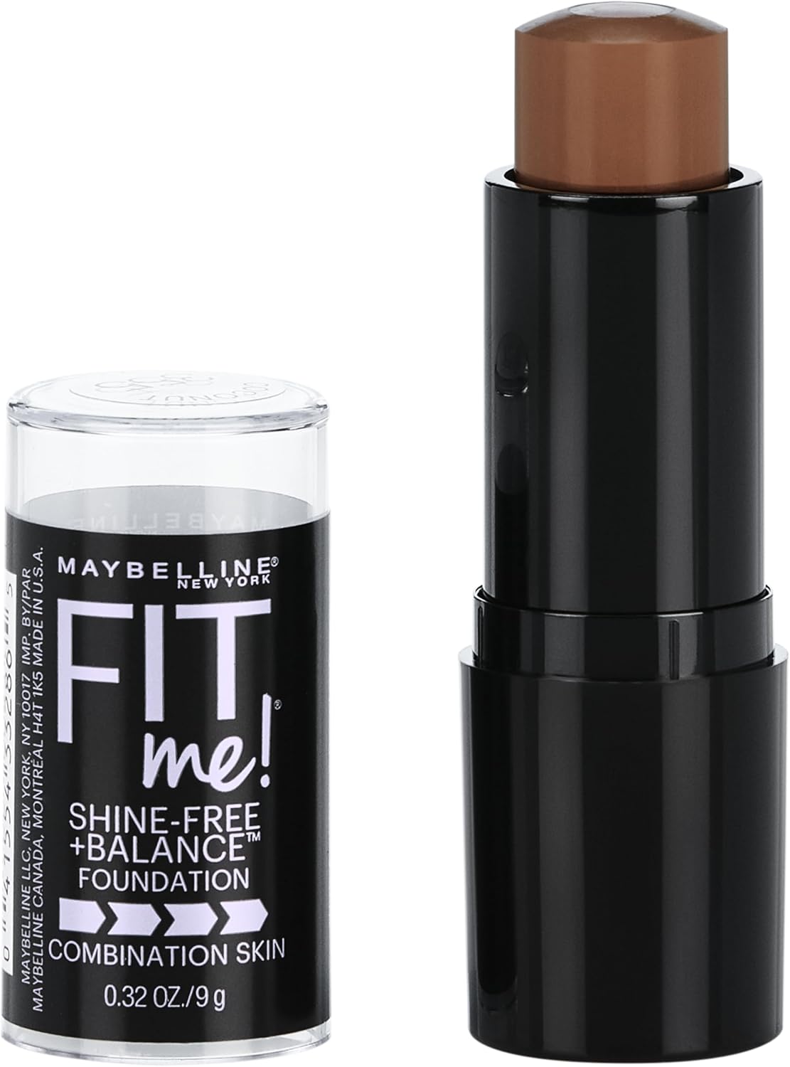 Maybelline Fit Me Shine-Free + Balance Foundation Stick, Multi-Use Face Makeup and Contour Stick For Natural, Matte Coverage, Porcelain, 1 Count - Image 15