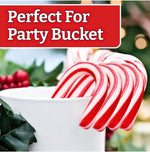 Kandyrifik mini candy canes package showing the included branded bag clip component.