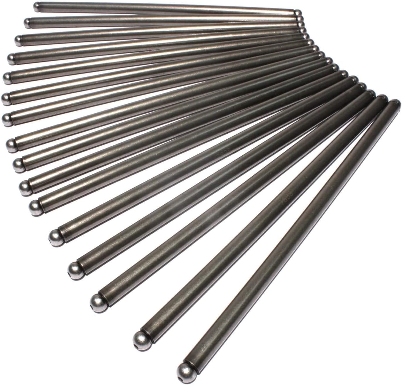 Comp Cams pushrod set front view for engine valvetrain