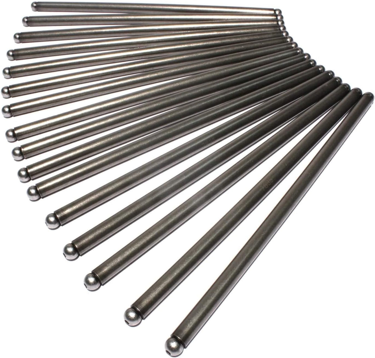 Comp Cams pushrod set front view for engine valvetrain