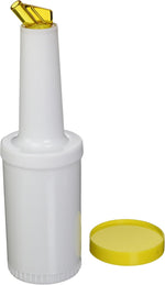 Winco Brown 1 qt Pour Bottle with Lid | NSF certified for safety, Foodservice, Great for Sauces, Syrups, Drink Mixers and Bar Service - Image 10