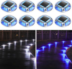 AGPTEK Solar Driveway Lights Outdoor 4 Pack, 2 Color Modes LED Deck Dock | Marine Waterproof Driveway Marker Lights for Step Sidewalk Stair Garden Pathway Walkway Yard (Warm White/Cool White) - Image 14