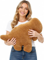 TVVPGG Dino nugget pillow front view plush toy