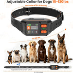 RERBIO electronic virtual boundary device being calibrated outdoors for safe pet tracking.