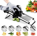 Weltonhm mandoline slicer front view for kitchen vegetable cutting