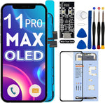 for iPhone 12/12 Pro OLED Screen Replacement Kit [ NOT LCD ] 6.1 inch Full HD Display 3D Touch Screen Digitizer Full Assembly + Repair Tools + Screen Protector | 6.1"3D Touch Full HD,TrueTone Programmable,Face ID Remains,Tools,DIY Install - Image 12