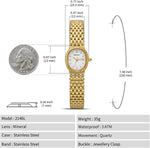 BERNY women dress watch worn on wrist