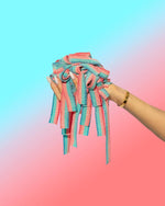 Sour Strips imported vegetarian sour gummy belts in resealable packaging