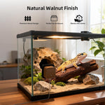 SV3C pet camera attached to a glass aquarium panel