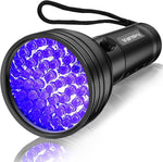 Vansky UV Flashlight Black Light front view for pet urine detection