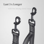 iYoPets heavy duty double dog leash suitable for medium and large dogs up to 120 pounds