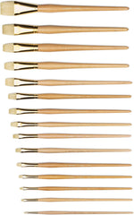 Raphael size 22 bright oil paint brush close up