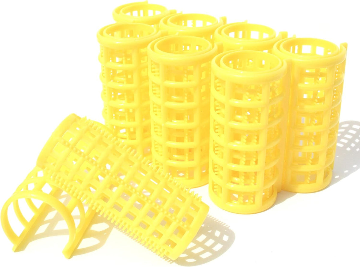 Kamay's heatless hair curlers showing vented core design