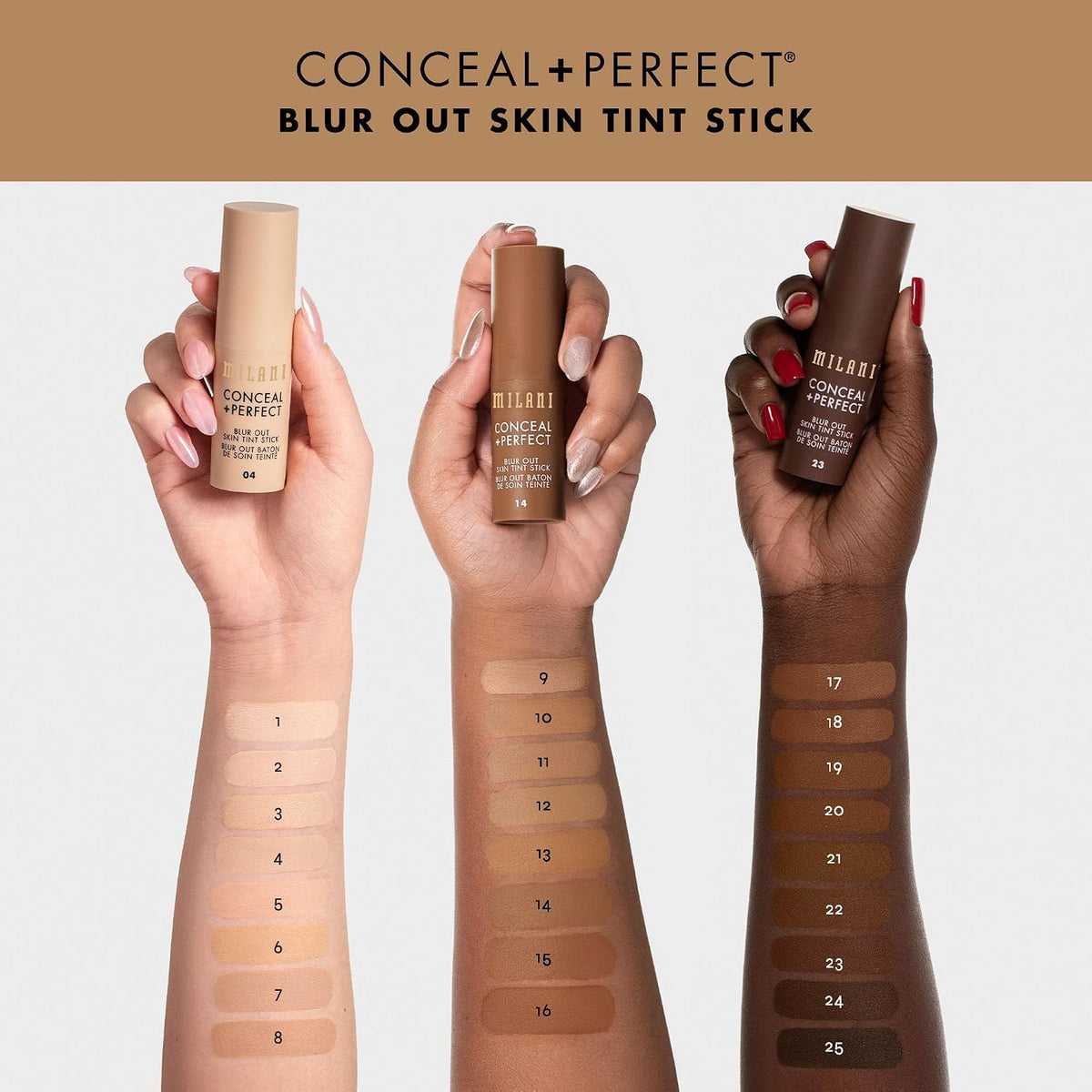 Creamy texture of Milani Conceal Plus Perfect stick
