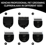 Top view of the standard pet shaving blade illustrating the precise cutting edge alignment.
